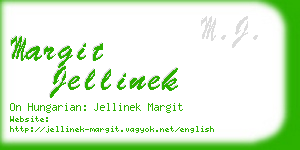 margit jellinek business card